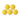 Lot de 5 balles Roberto Sport plastique jaunes