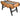 Baby foot de bar en bois foncé