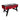 Baby-foot Deutscher meister - Profiline Rouge