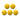 Lot de 5 balles Roberto Sport ITSF jaunes